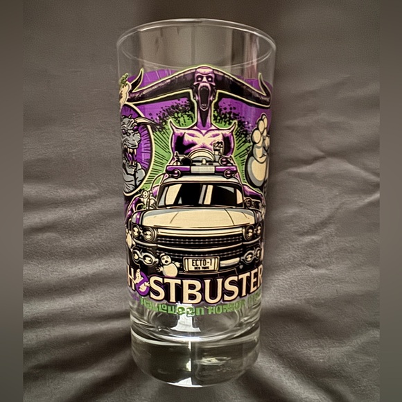 Ghostbusters Frozen Empire Universal Studios Halloween Horror Nights 2024 Glass - Picture 1 of 8